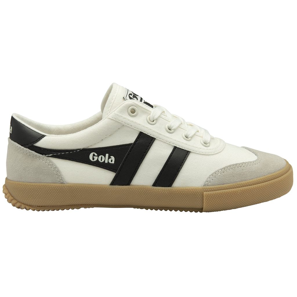 Gola Classics Badminton Plimsoll Sneakers Wit Zwart Nederland | 730-ZPBFWA