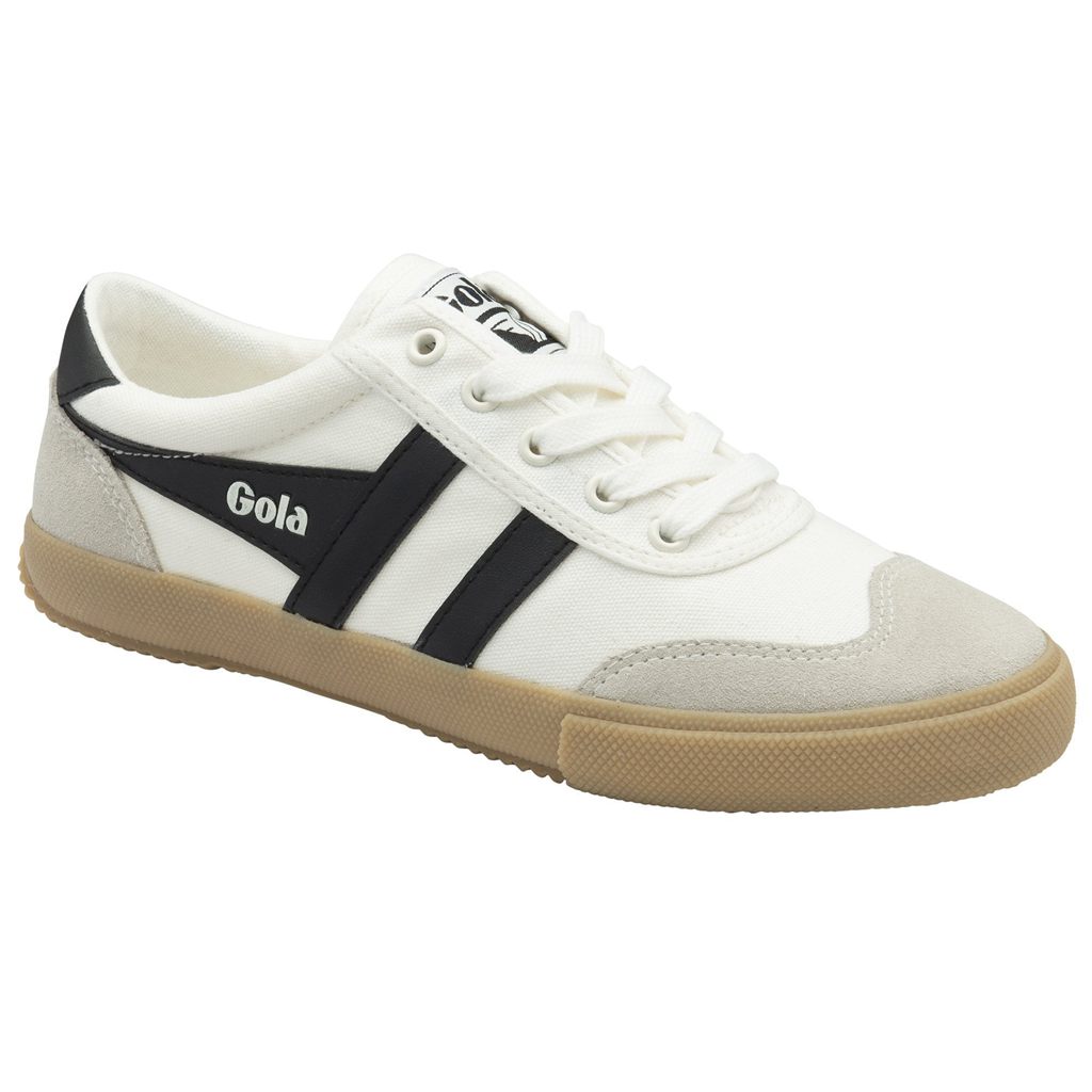 Gola Classics Badminton Plimsoll Sneakers Wit Zwart Nederland | 730-ZPBFWA