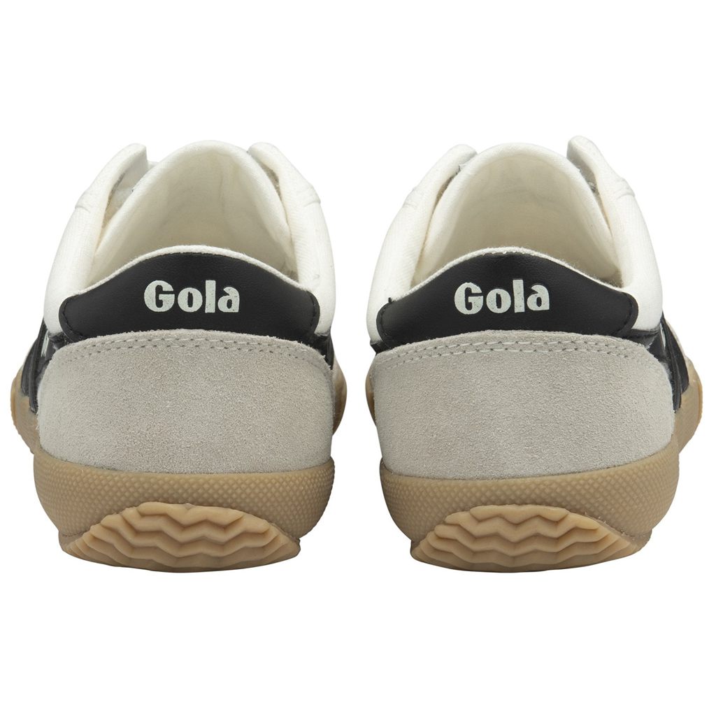 Gola Classics Badminton Plimsoll Sneakers Wit Zwart Nederland | 730-ZPBFWA