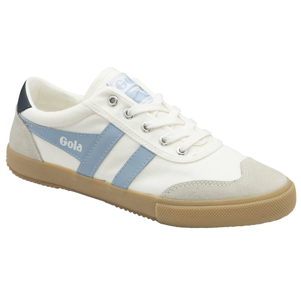 Gola Classics Badminton Plimsoll Sneakers Wit Donkerblauw Nederland | 239-BLWENX