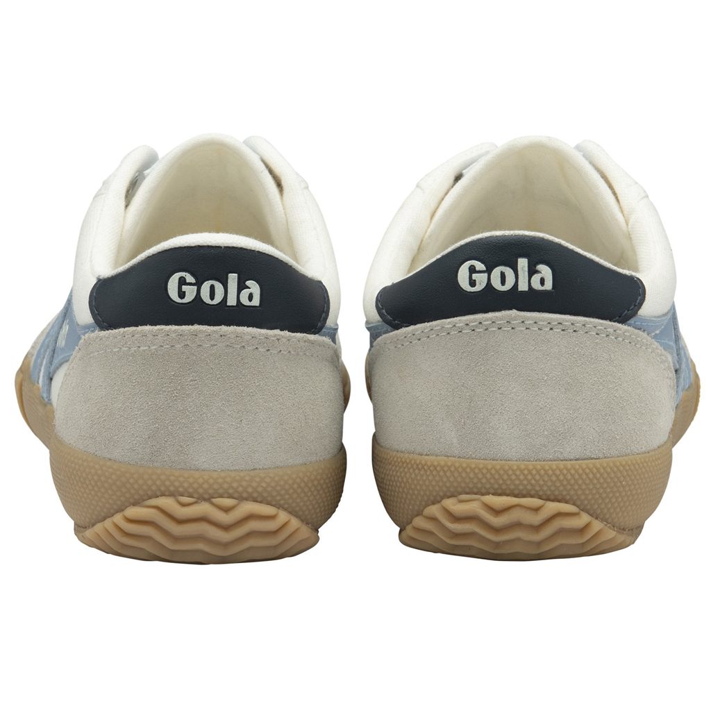 Gola Classics Badminton Plimsoll Sneakers Wit Donkerblauw Nederland | 239-BLWENX