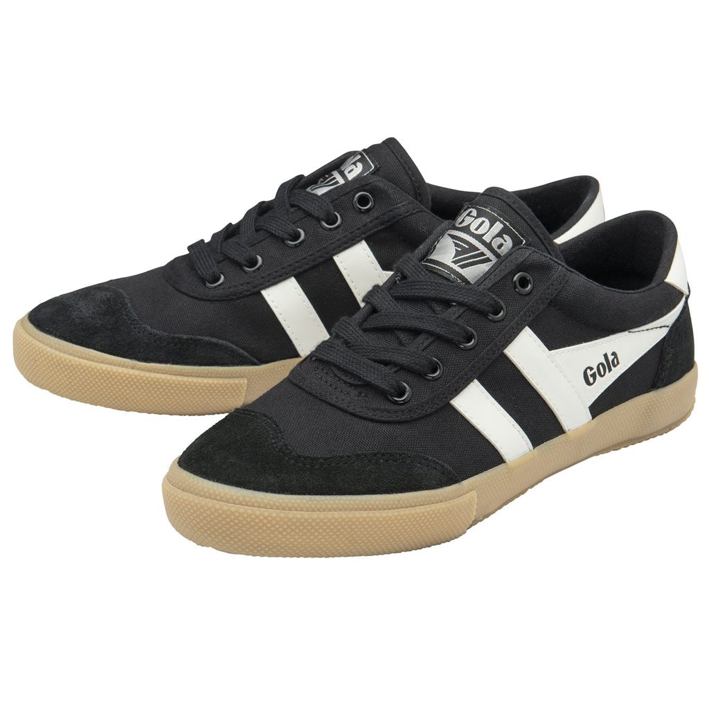 Gola Classics Badminton Plimsoll Sneakers Zwart Wit Nederland | 935-BSKDQT