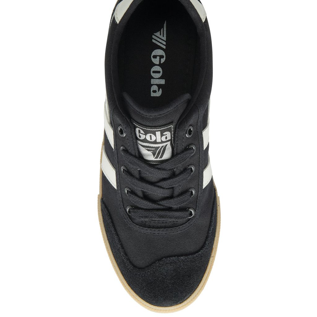 Gola Classics Badminton Plimsoll Sneakers Zwart Wit Nederland | 935-BSKDQT