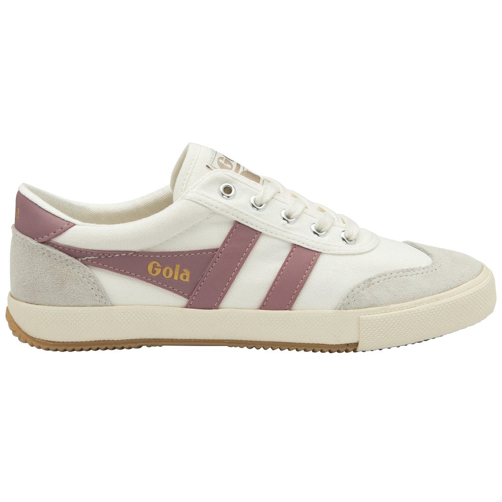 Gola Classics Badminton Plimsoll Sneakers Wit Roze Nederland | 356-VYLPJD