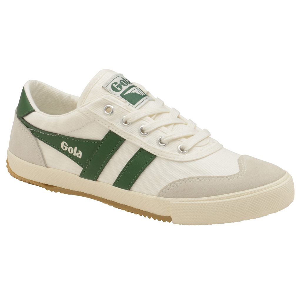 Gola Classics Badminton Plimsoll Sneakers Wit Groen Nederland | 056-RAHTJX