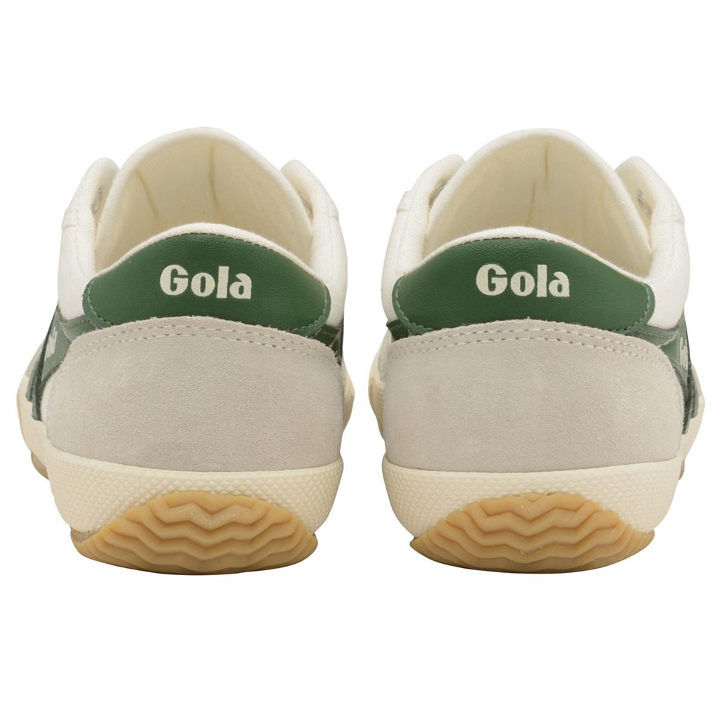 Gola Classics Badminton Plimsoll Sneakers Wit Groen Nederland | 056-RAHTJX