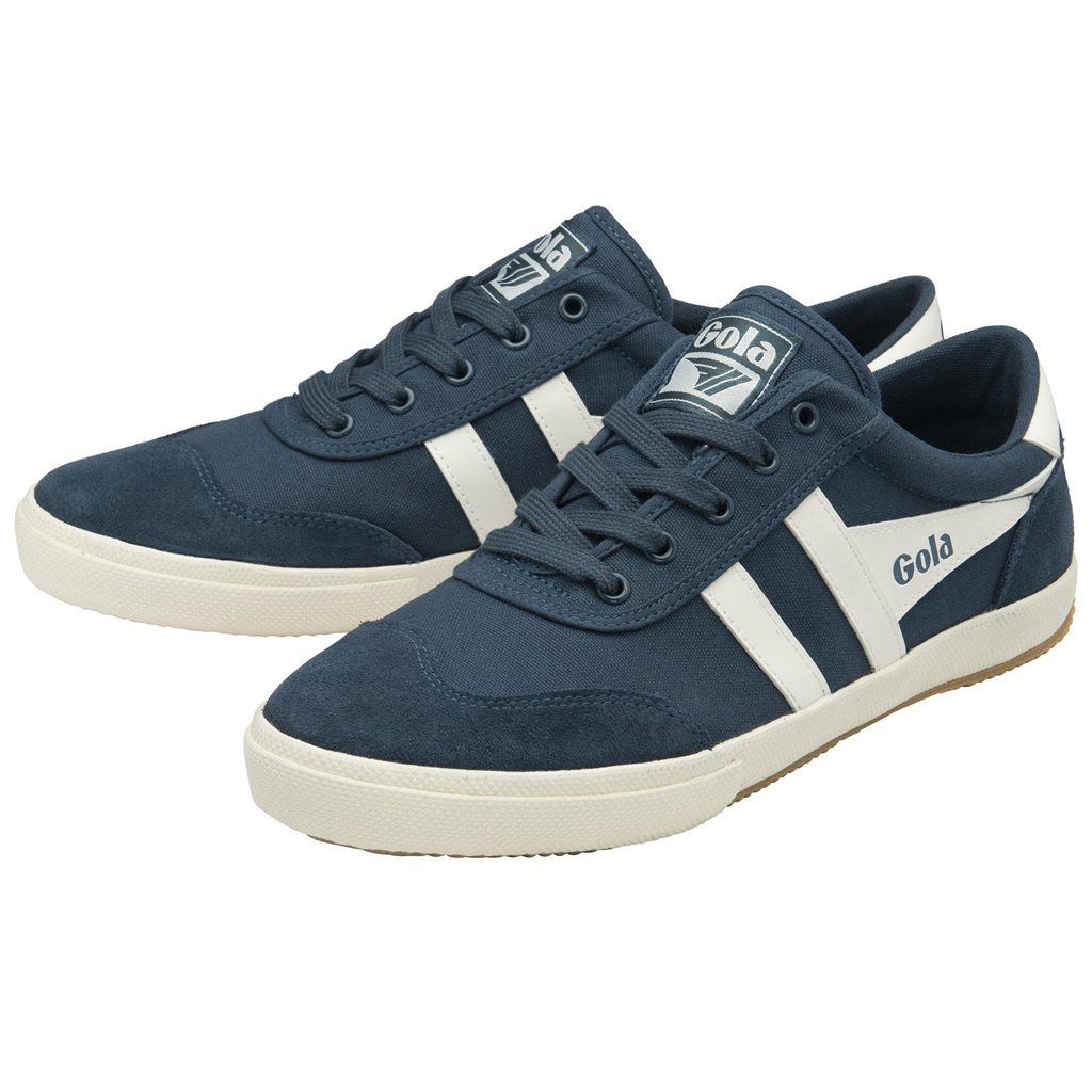 Gola Classics Badminton Plimsoll Sneakers Blauw Wit Nederland | 605-RJNGEV