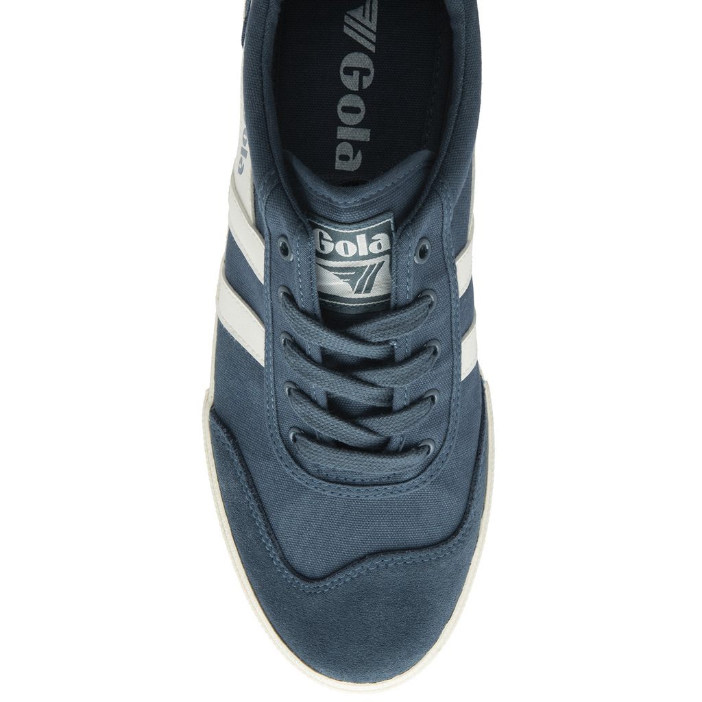 Gola Classics Badminton Plimsoll Sneakers Blauw Wit Nederland | 605-RJNGEV