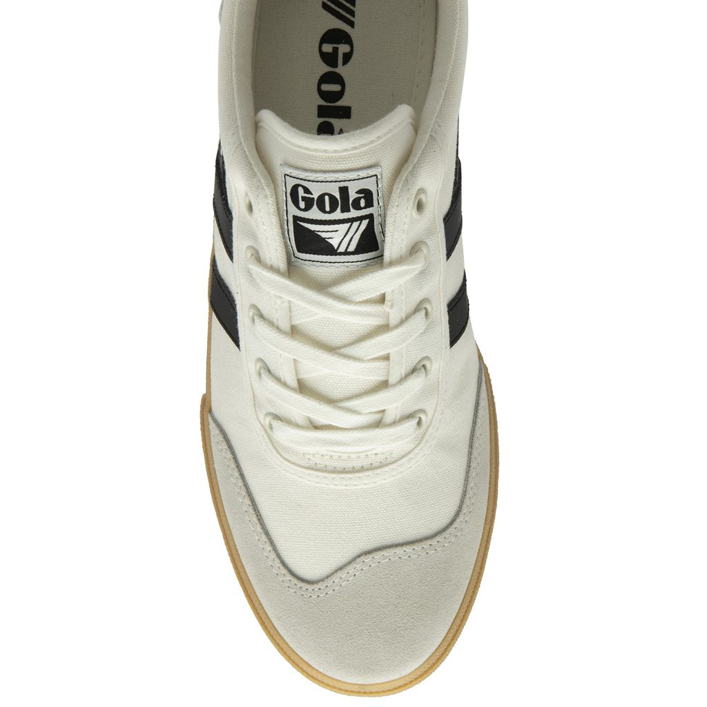 Gola Classics Badminton Plimsoll Sneakers Wit Zwart Nederland | 125-EPITGV