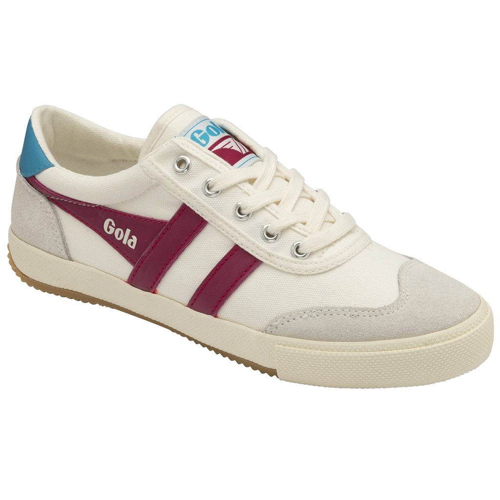 Gola Classics Badminton Sneakers Wit Fuchsie Nederland | 472-FBWAUE