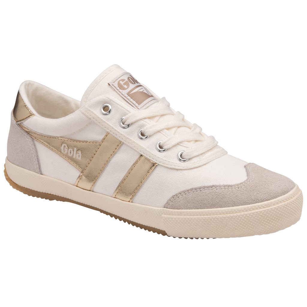Gola Classics Badminton Sneakers Wit Goud Nederland | 120-VZWIBP