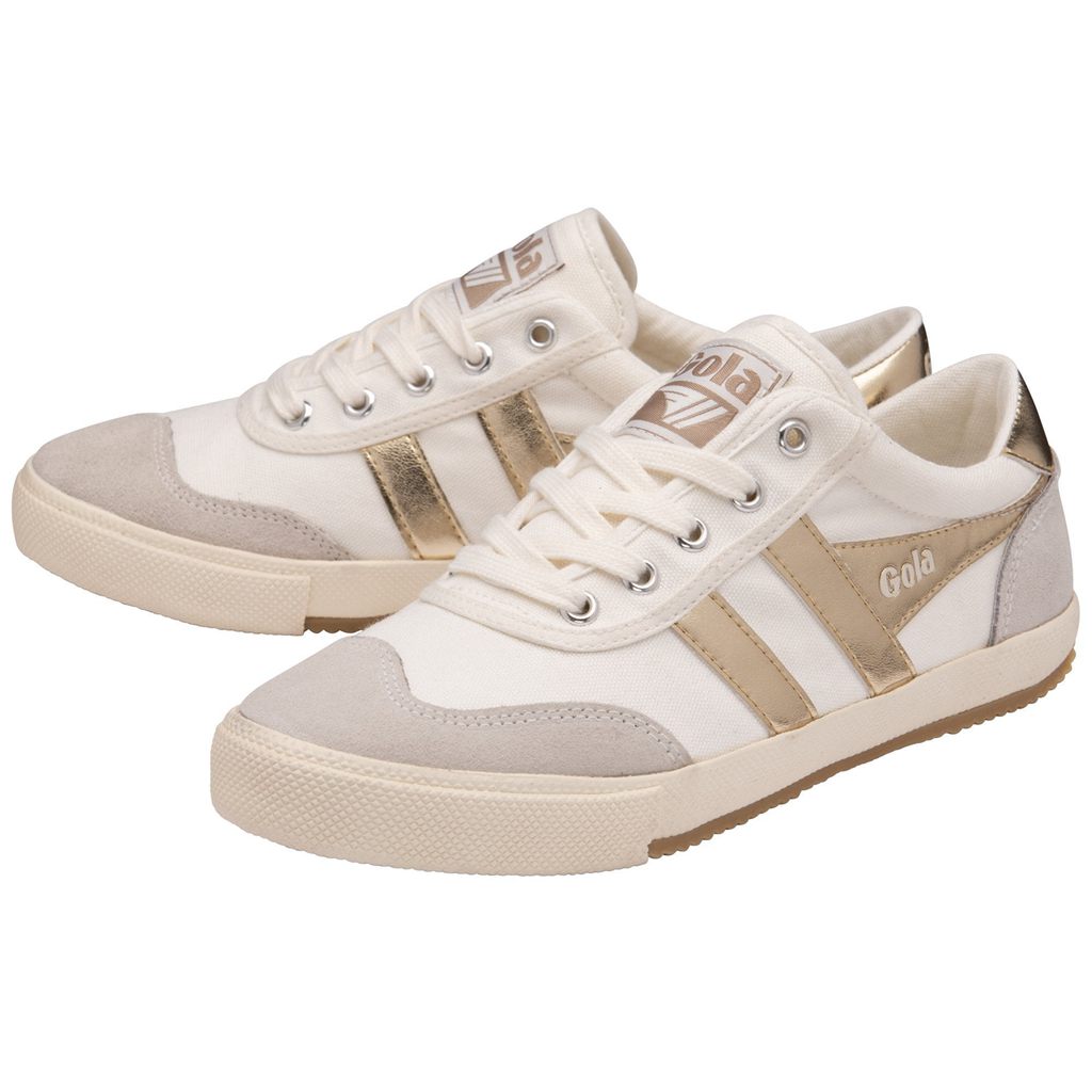 Gola Classics Badminton Sneakers Wit Goud Nederland | 120-VZWIBP