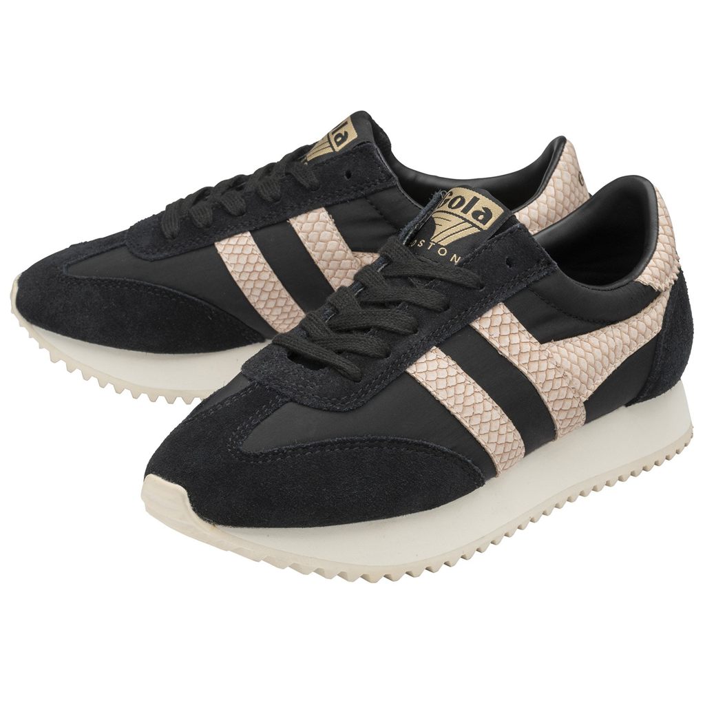 Gola Classics Boston '78 Snake Sneakers Zwart Roze Nederland | 594-QRWUSH