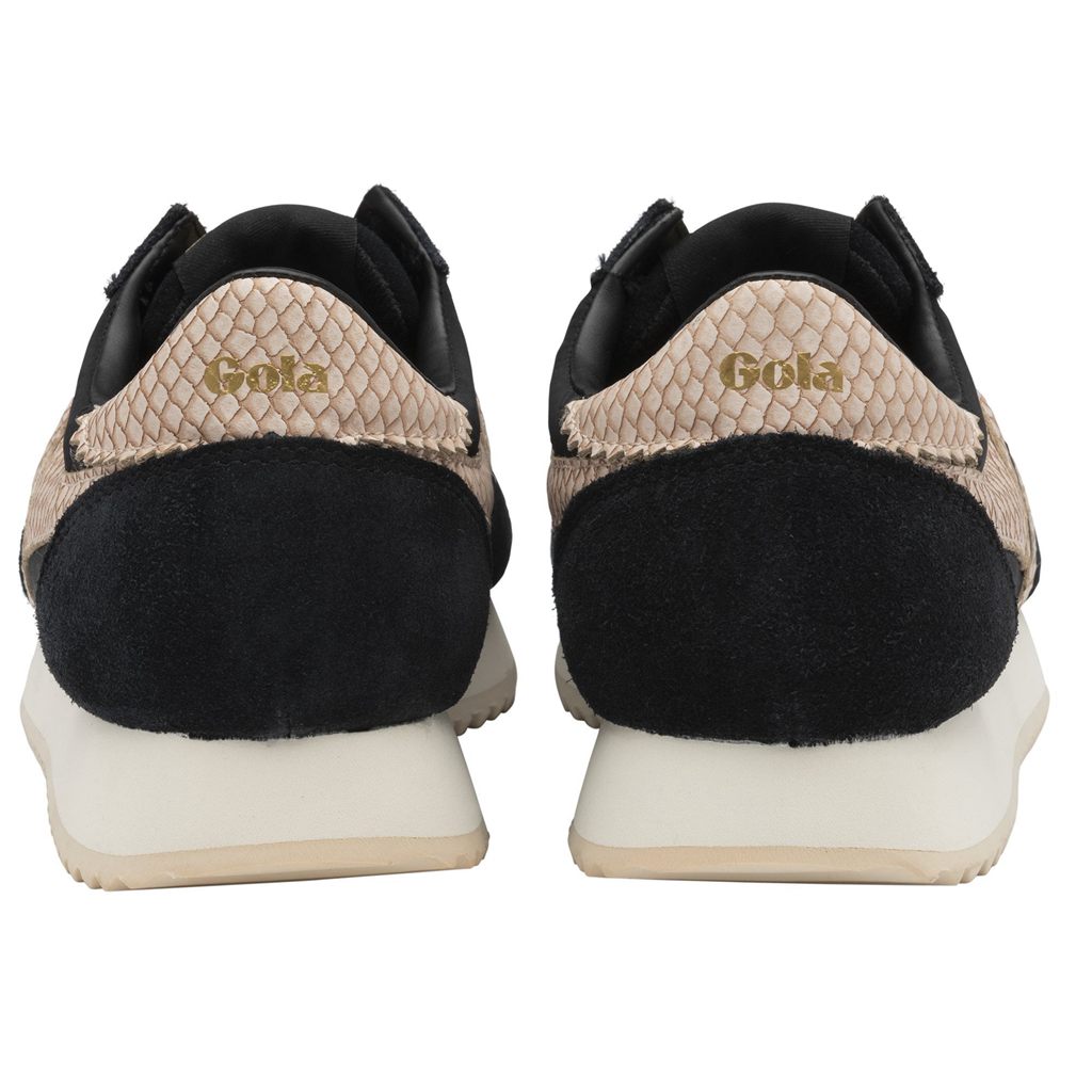 Gola Classics Boston '78 Snake Sneakers Zwart Roze Nederland | 594-QRWUSH