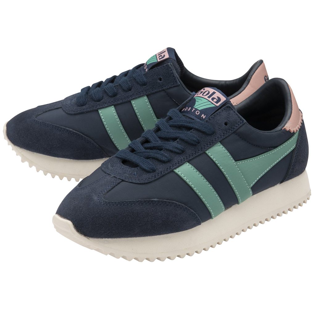 Gola Classics Boston '78 Sneakers Donkerblauw Groen Koraal Roze Nederland | 590-VLEPKF