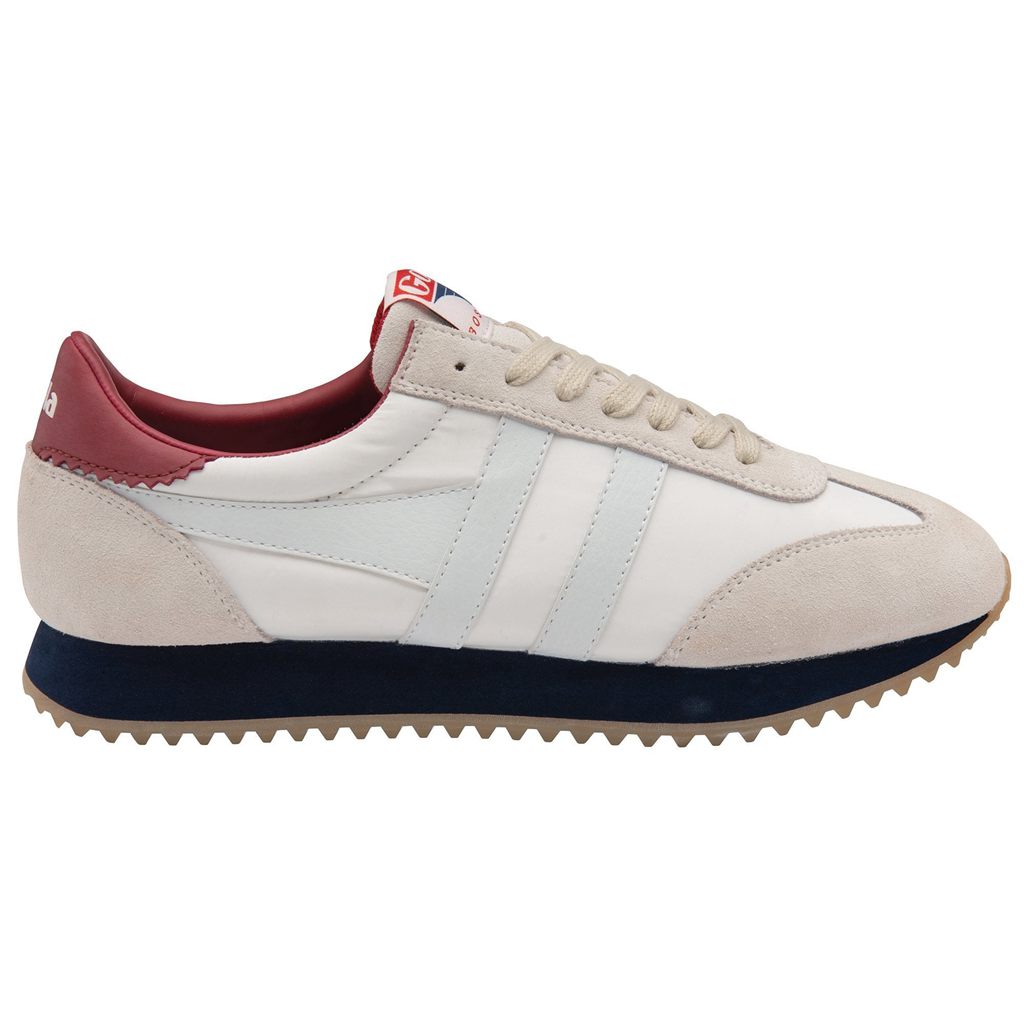 Gola Classics Boston \'78 Sneakers Wit Donkerblauw Dieprood Nederland | 402-DAFUJM