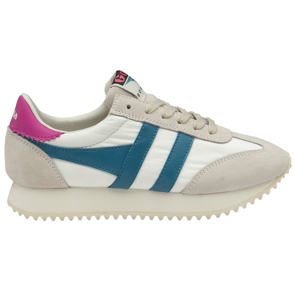 Gola Classics Boston '78 Sneakers Wit Fuchsie Nederland | 715-CJKOZF