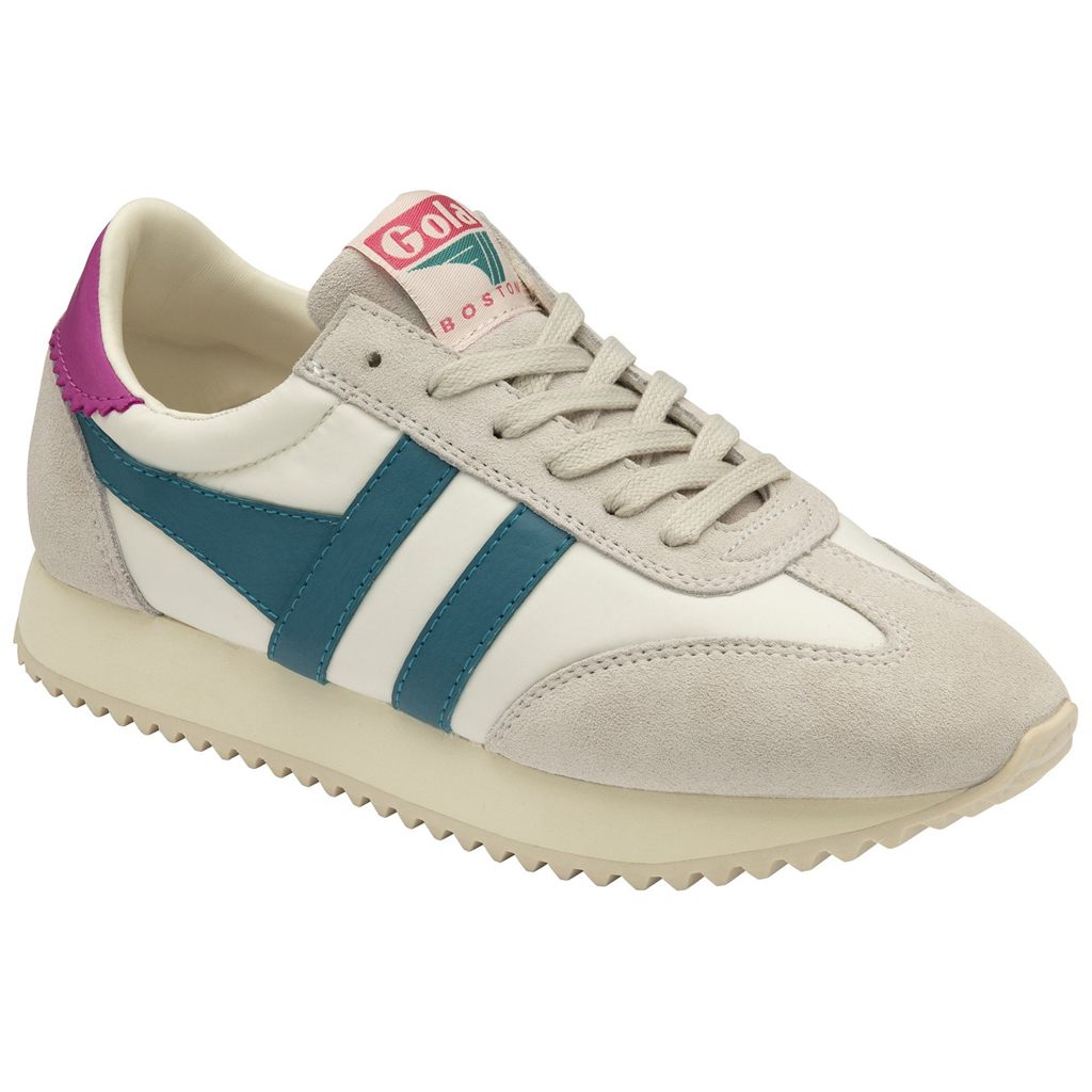 Gola Classics Boston '78 Sneakers Wit Fuchsie Nederland | 715-CJKOZF