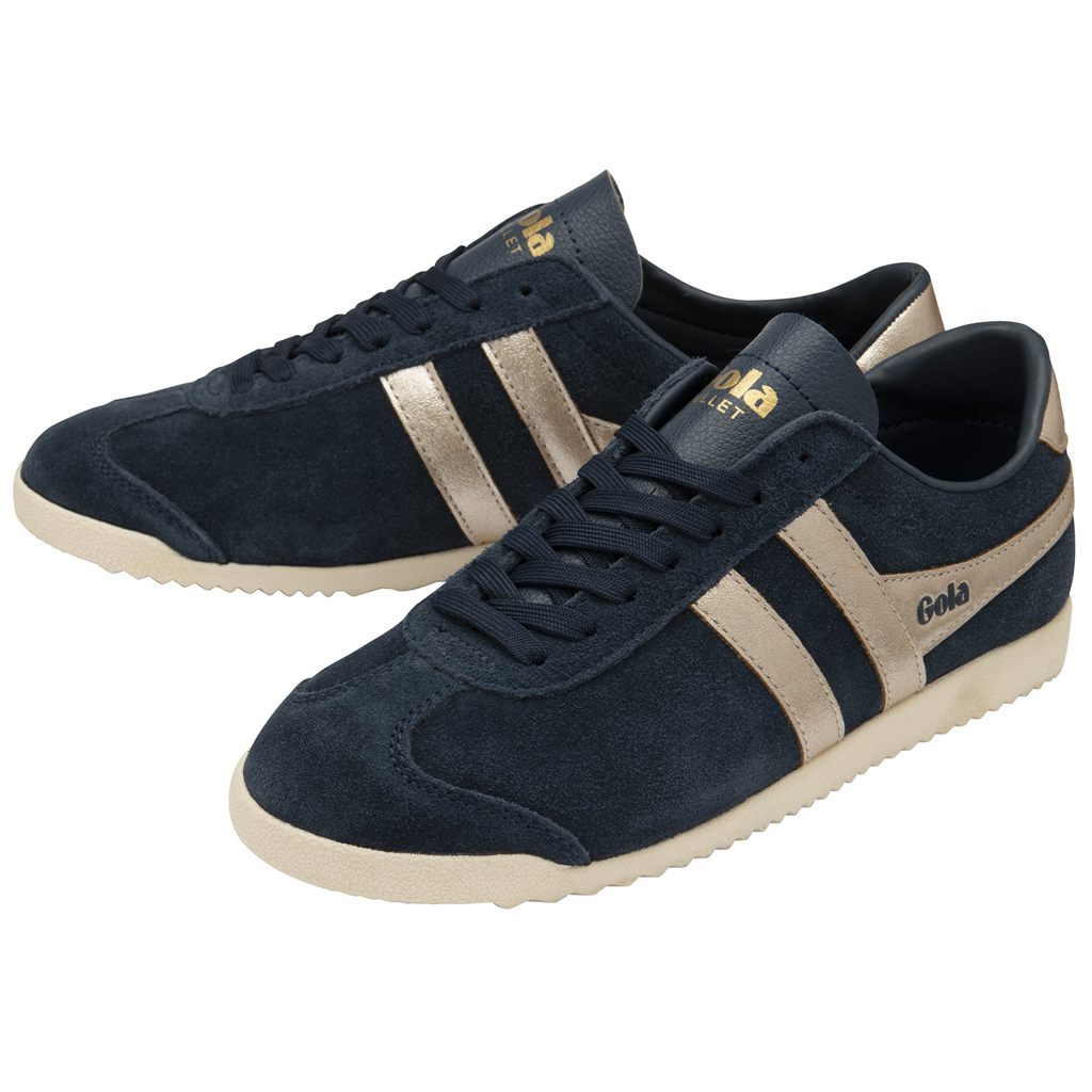 Gola Classics Bullet Flame Sneakers Donkerblauw Roze Goud Nederland | 963-BQJOIU
