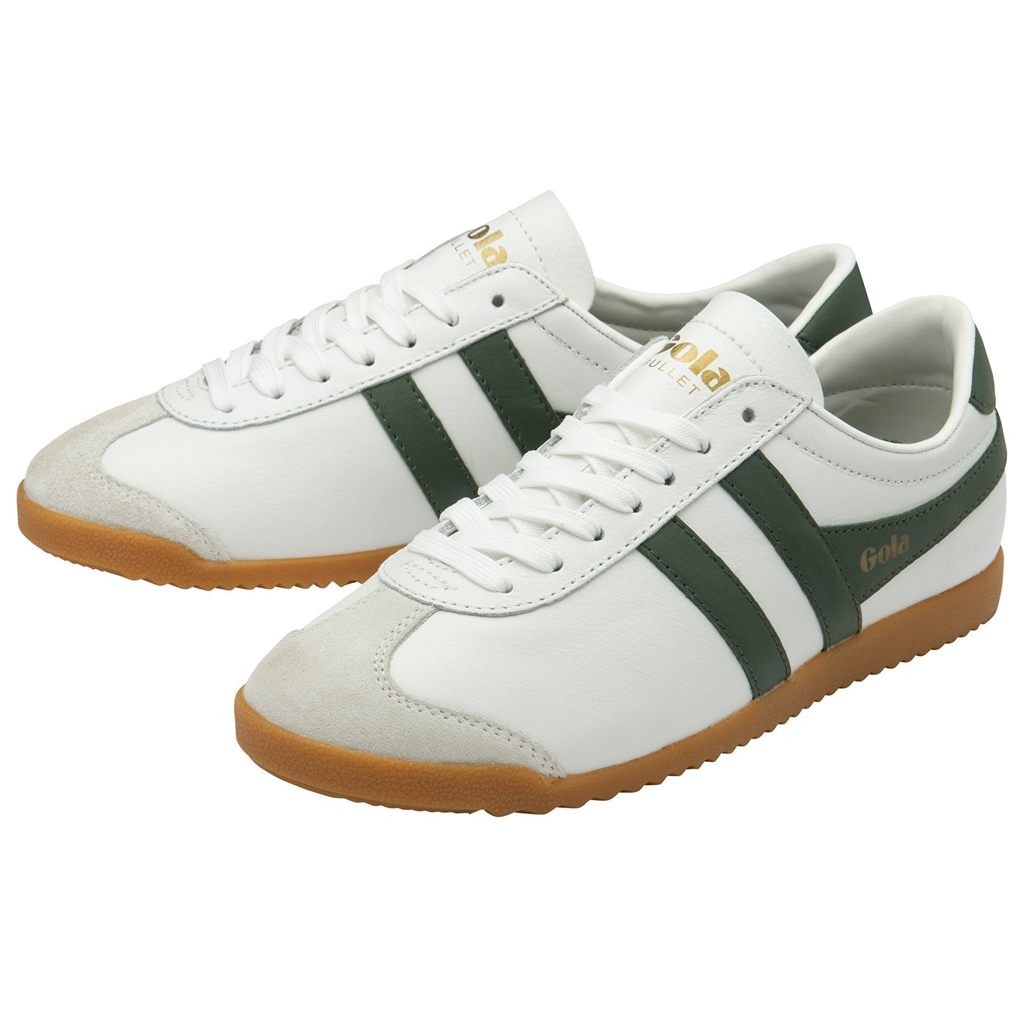 Gola Classics Bullet Leather Sneakers Wit Nederland | 319-MRVPZQ