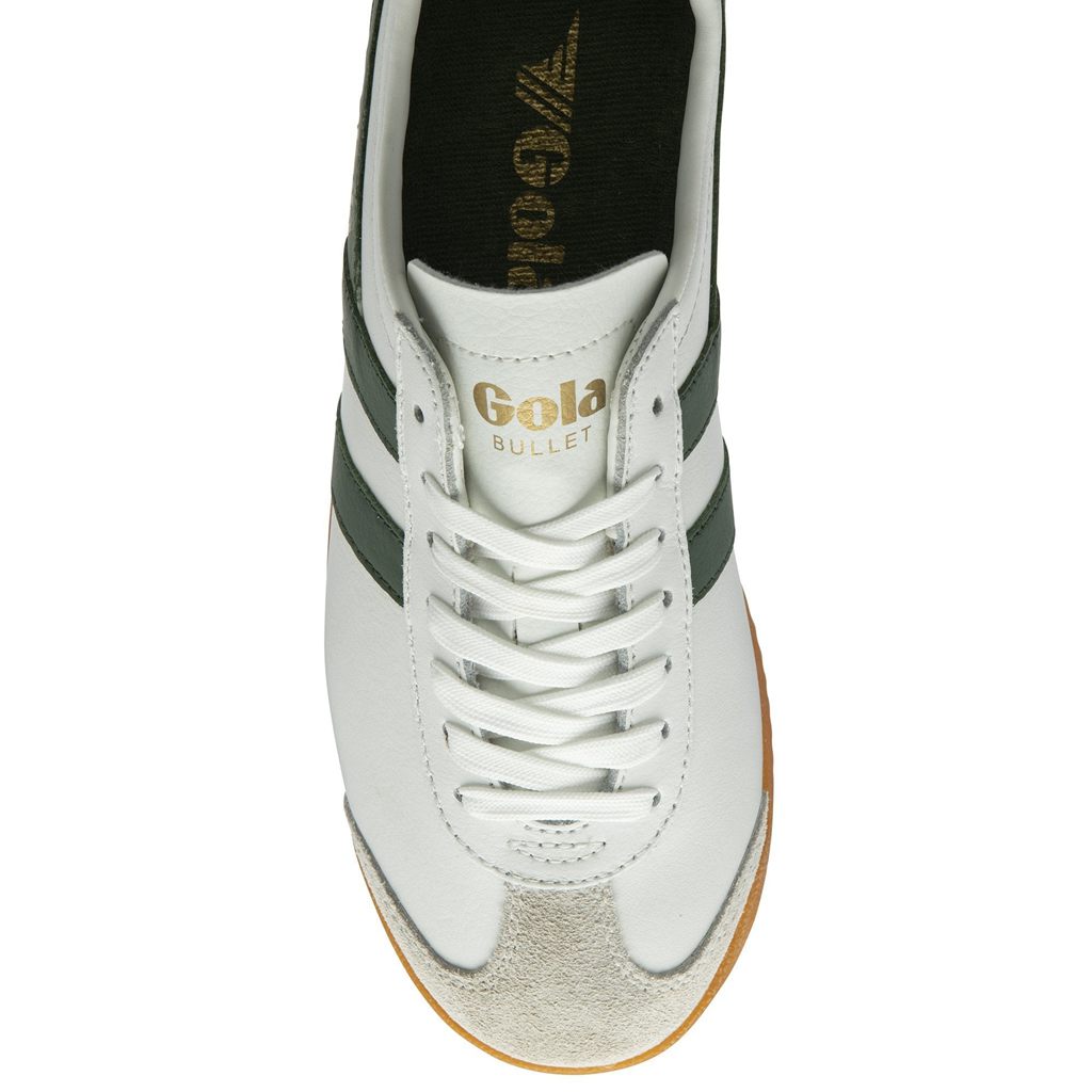 Gola Classics Bullet Leather Sneakers Wit Nederland | 319-MRVPZQ