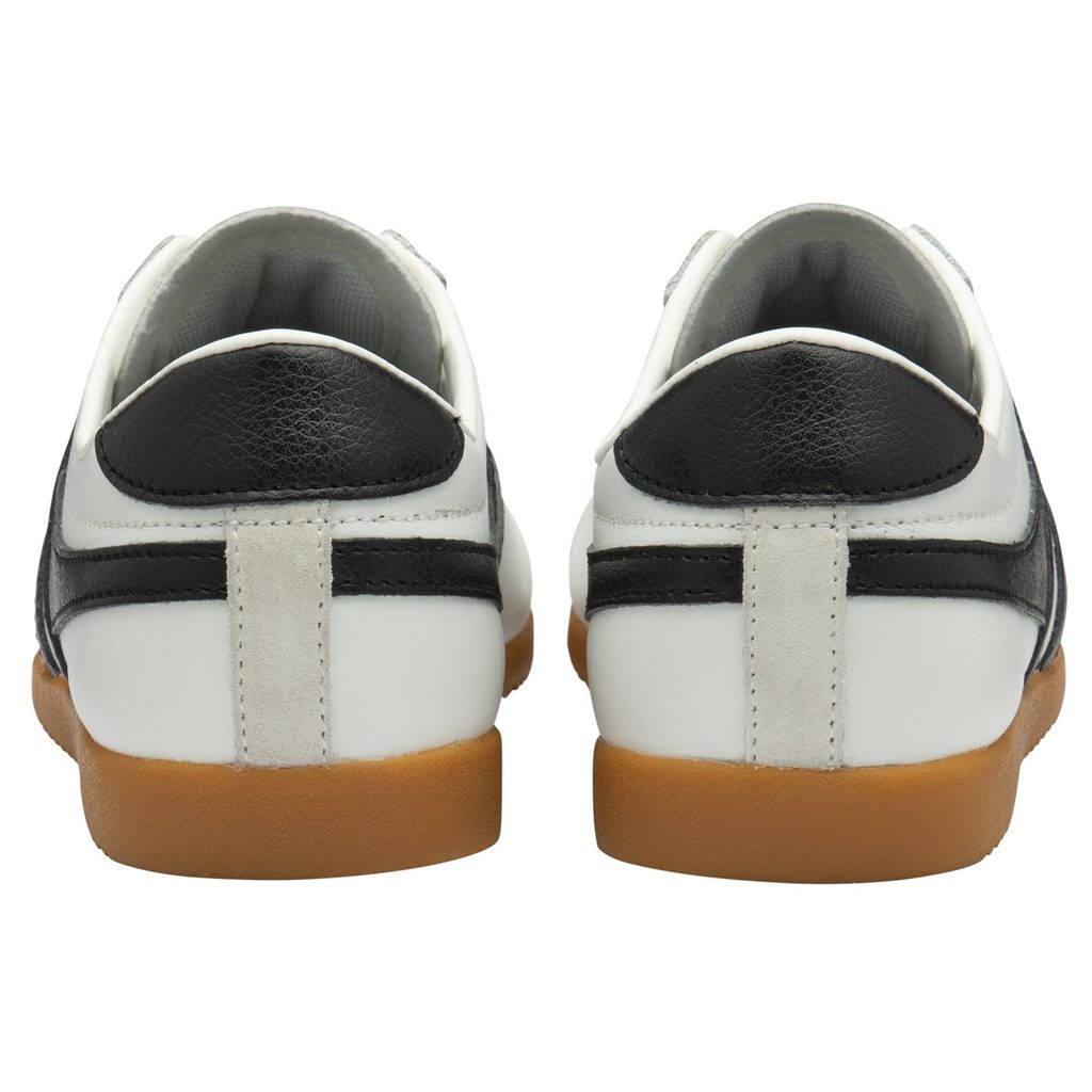 Gola Classics Bullet Leather Sneakers Wit Zwart Nederland | 841-WZHMPF