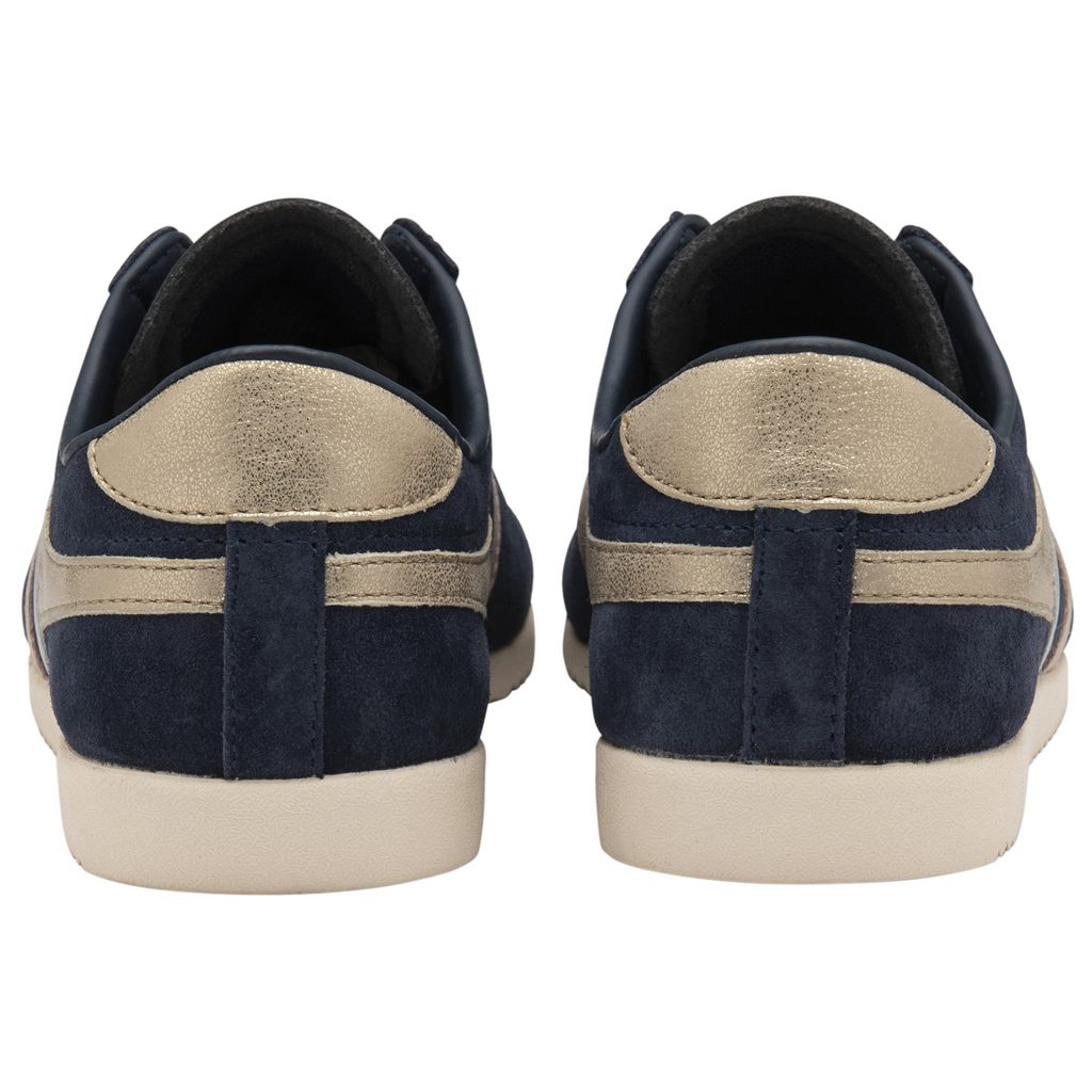 Gola Classics Bullet Mirror Trident Sneakers Donkerblauw Zilver Goud Nederland | 093-NRAQOD