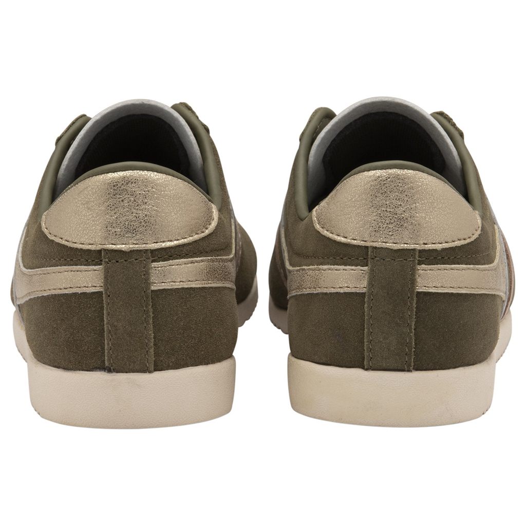 Gola Classics Bullet Mirror Trident Sneakers Khaki Zilver Goud Nederland | 429-DNMVGK
