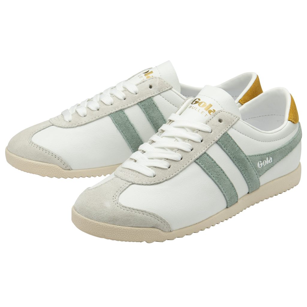 Gola Classics Bullet Pure Sneakers Wit Groen Nederland | 342-EKNSIL