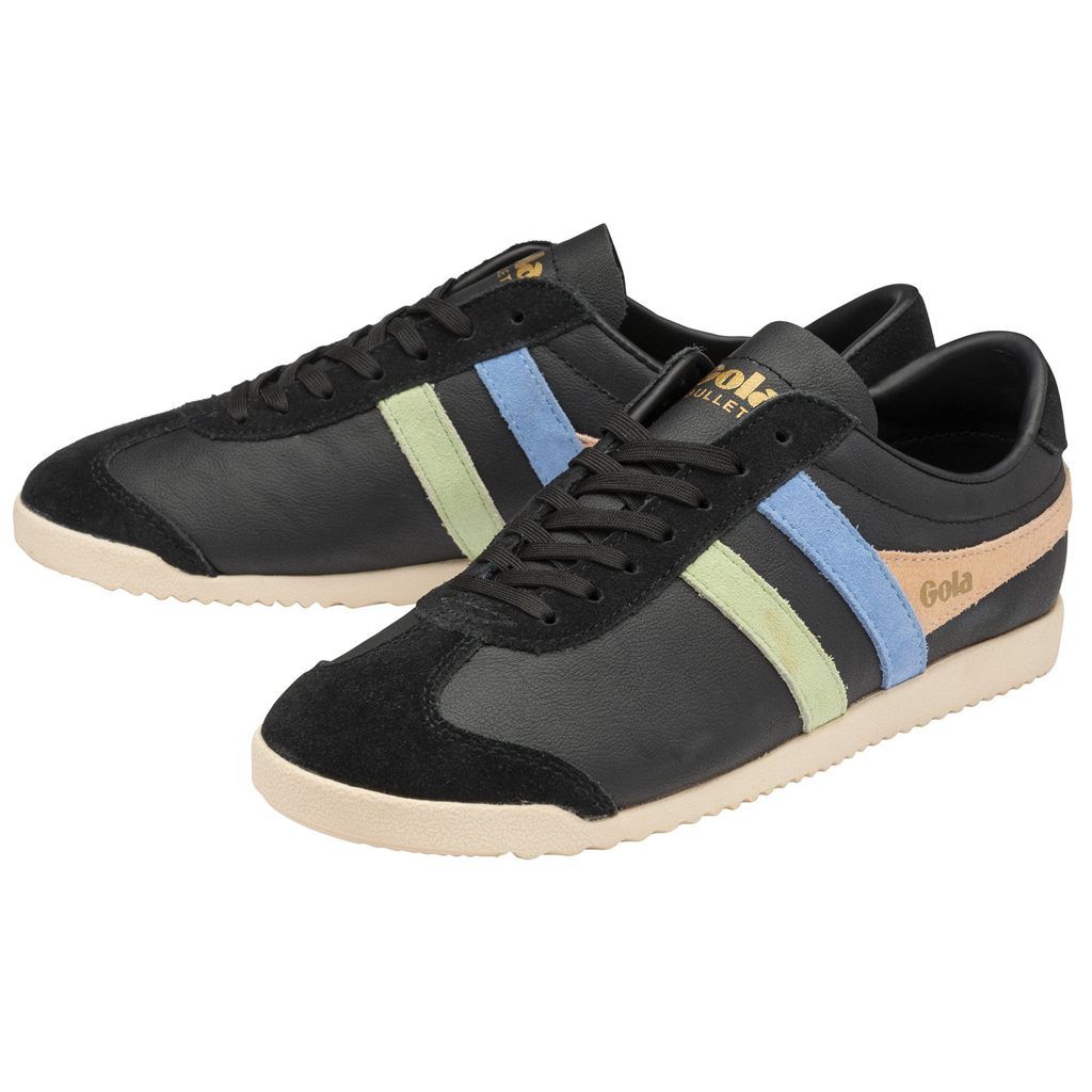 Gola Classics Bullet Trident Sneakers Zwart Groen Blauw Nederland | 109-UPORKC