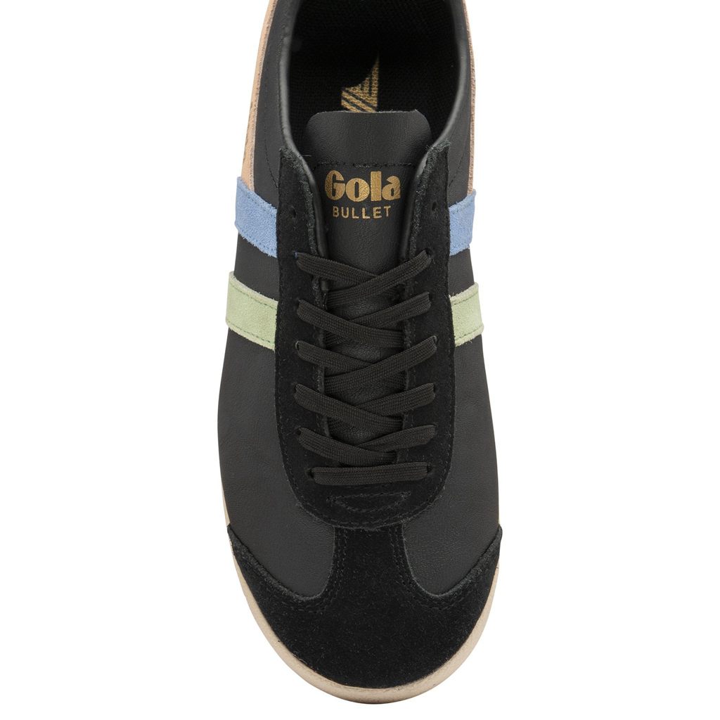 Gola Classics Bullet Trident Sneakers Zwart Groen Blauw Nederland | 109-UPORKC