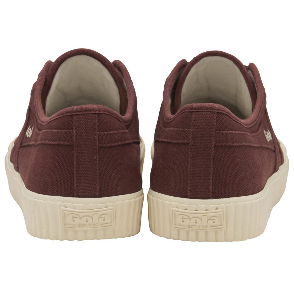 Gola Classics Cadet Plimsoll Shoes Bordeaux Wit Nederland | 976-NMAVWK