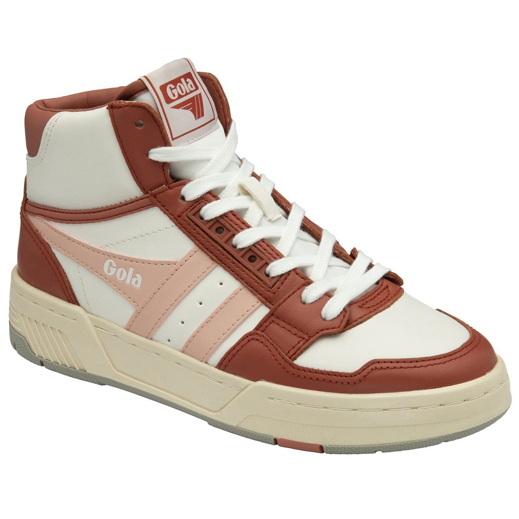 Gola Classics Challenge High Sneakers Wit Oranje Roze Nederland | 891-LQZYSJ