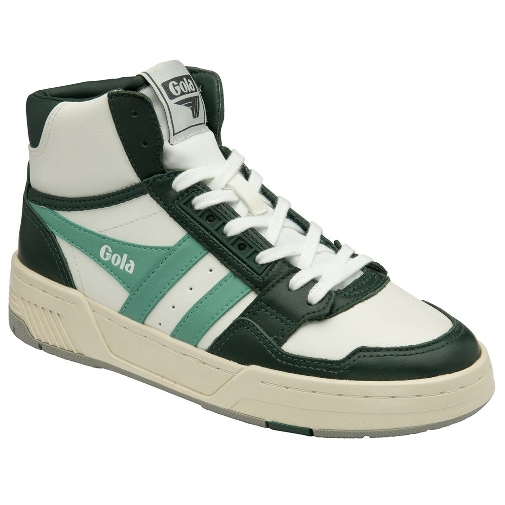Gola Classics Challenge High Sneakers Wit Groen Nederland | 021-ECQSKO