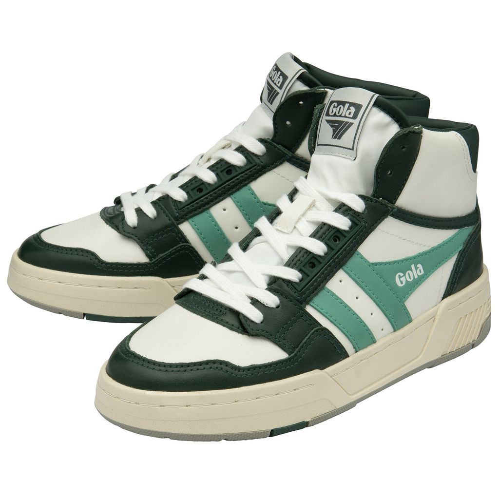 Gola Classics Challenge High Sneakers Wit Groen Nederland | 021-ECQSKO