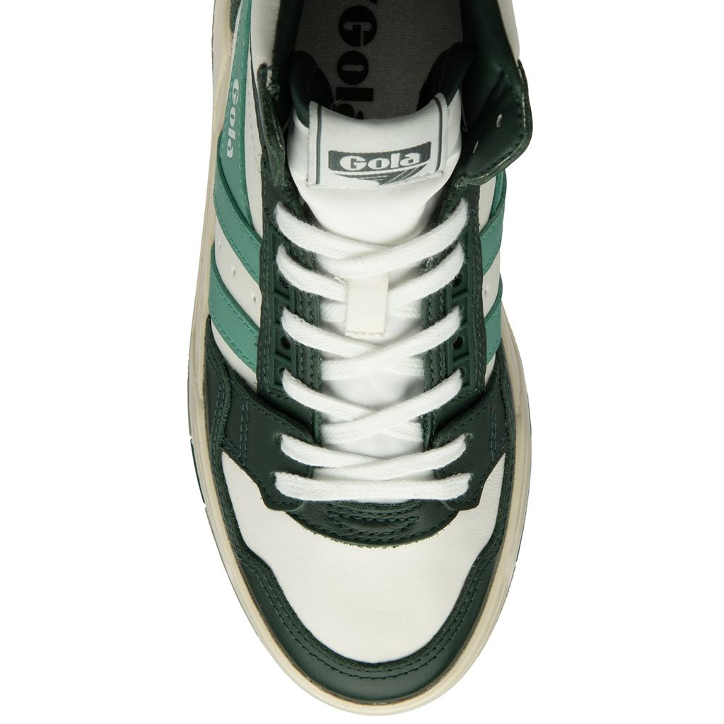 Gola Classics Challenge High Sneakers Wit Groen Nederland | 021-ECQSKO
