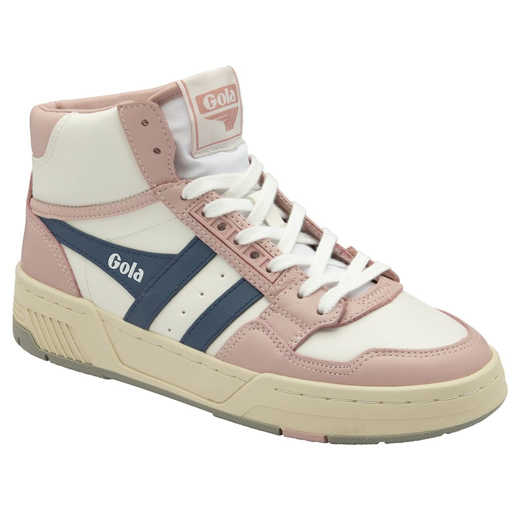 Gola Classics Challenge High Sneakers Wit Roze Nederland | 413-UWHCAM