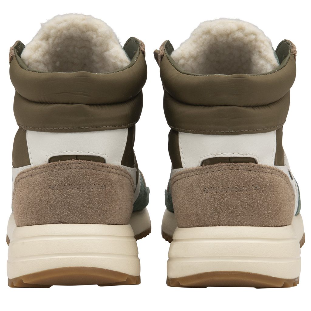 Gola Classics Chicago High Sneakers Khaki Wit Nederland | 509-WPGJFE