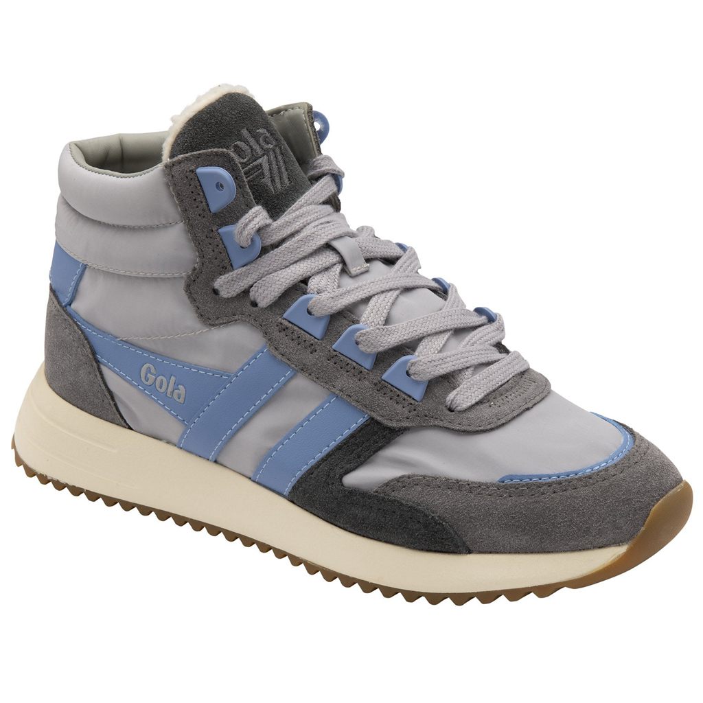 Gola Classics Chicago High Sneakers Lichtgrijs Blauw Blauw Nederland | 836-ARGJBM