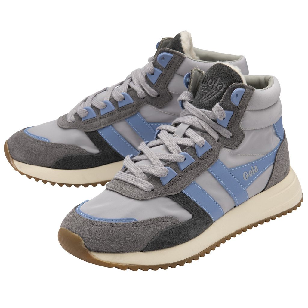 Gola Classics Chicago High Sneakers Lichtgrijs Blauw Blauw Nederland | 836-ARGJBM