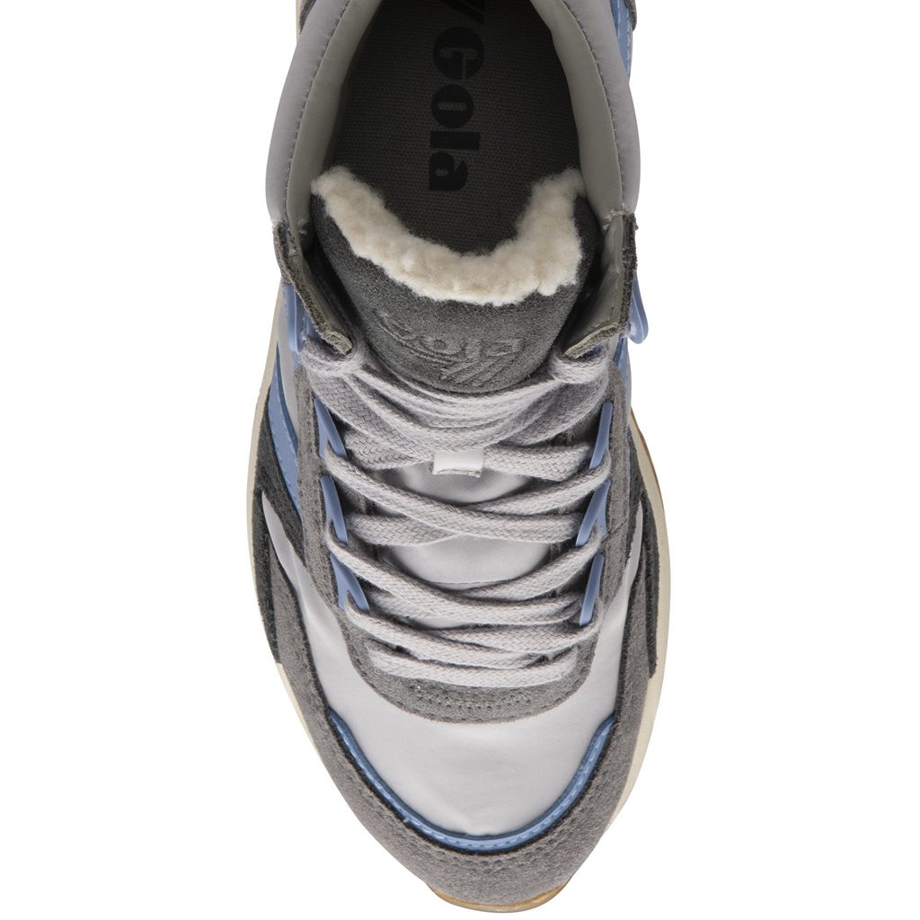 Gola Classics Chicago High Sneakers Lichtgrijs Blauw Blauw Nederland | 836-ARGJBM