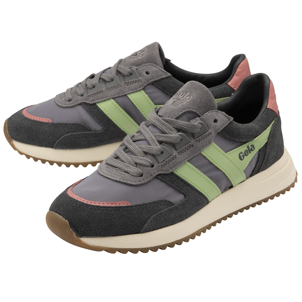 Gola Classics Chicago Sneakers Groen Koraal Roze Nederland | 518-BFTIAL