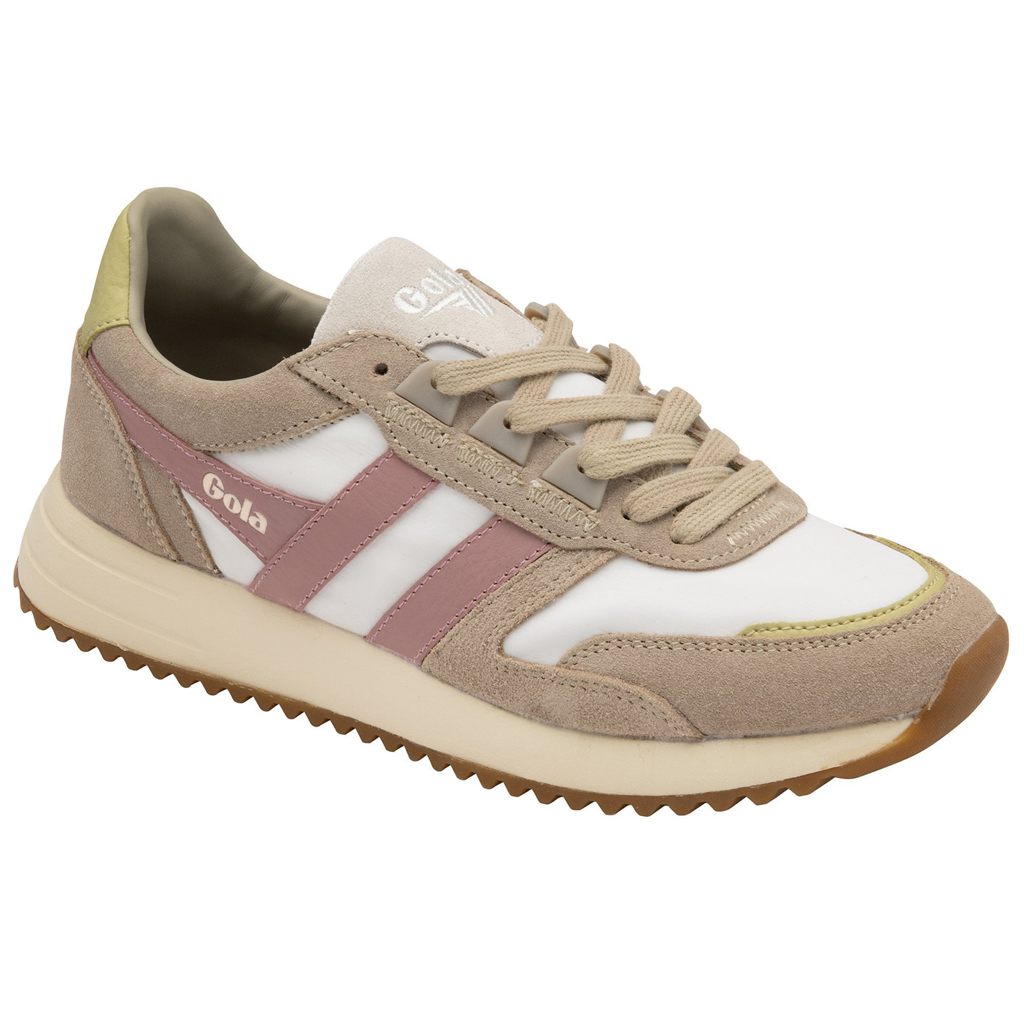Gola Classics Chicago Sneakers Wit Grijs Roze Nederland | 754-CIPJMZ