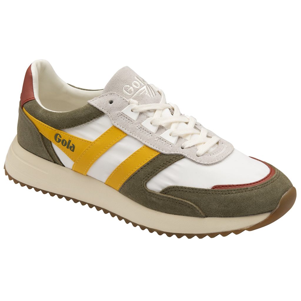 Gola Classics Chicago Sneakers Wit Khaki Nederland | 186-GBWTZX