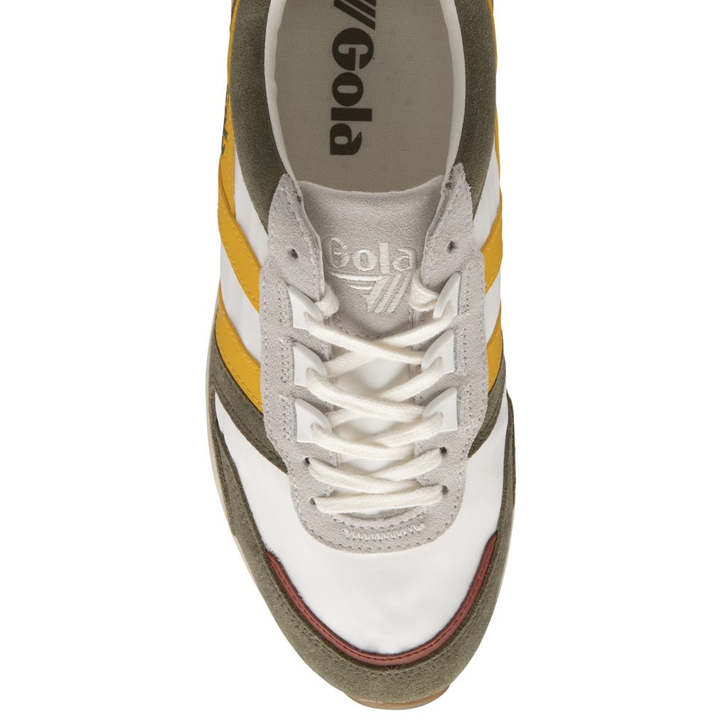 Gola Classics Chicago Sneakers Wit Khaki Nederland | 186-GBWTZX