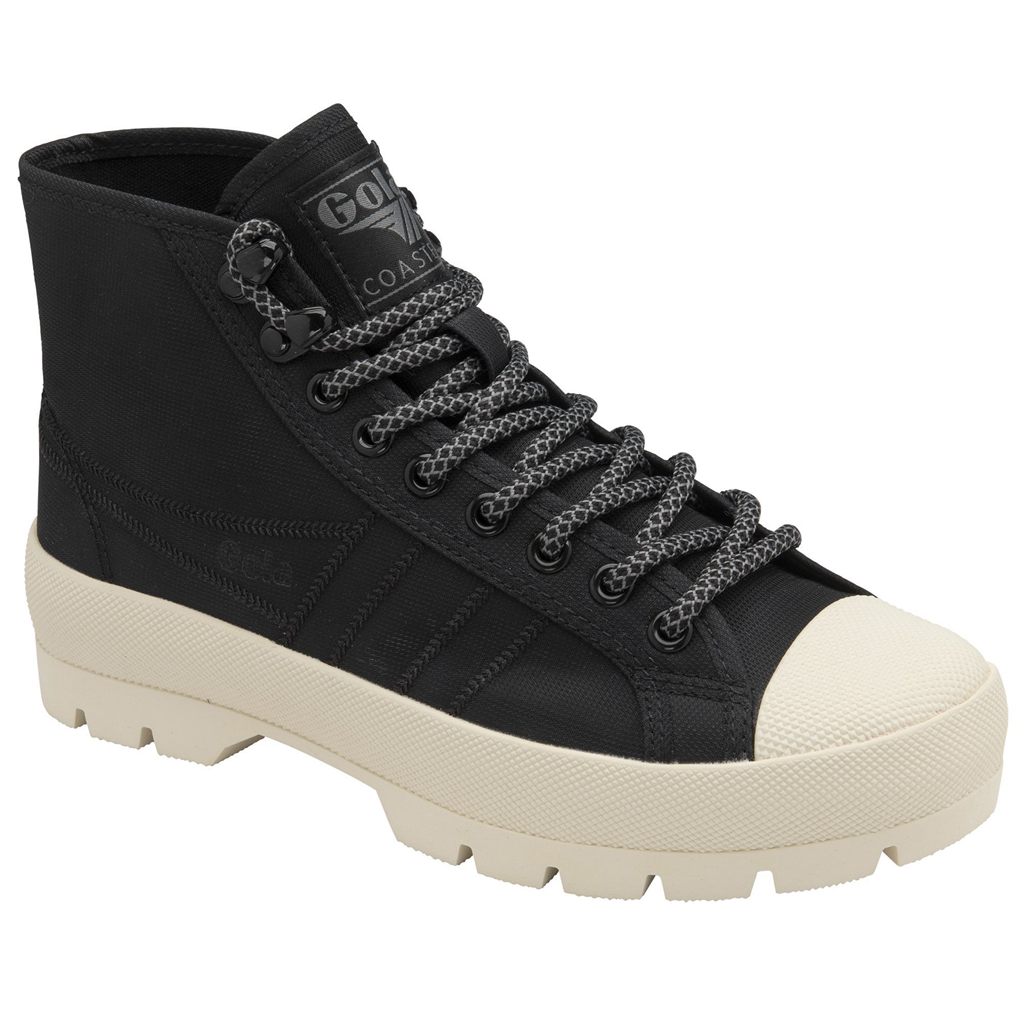 Gola Classics Coaster Peak High Hiker Sneakers Zwart Wit Nederland | 267-EUYARX