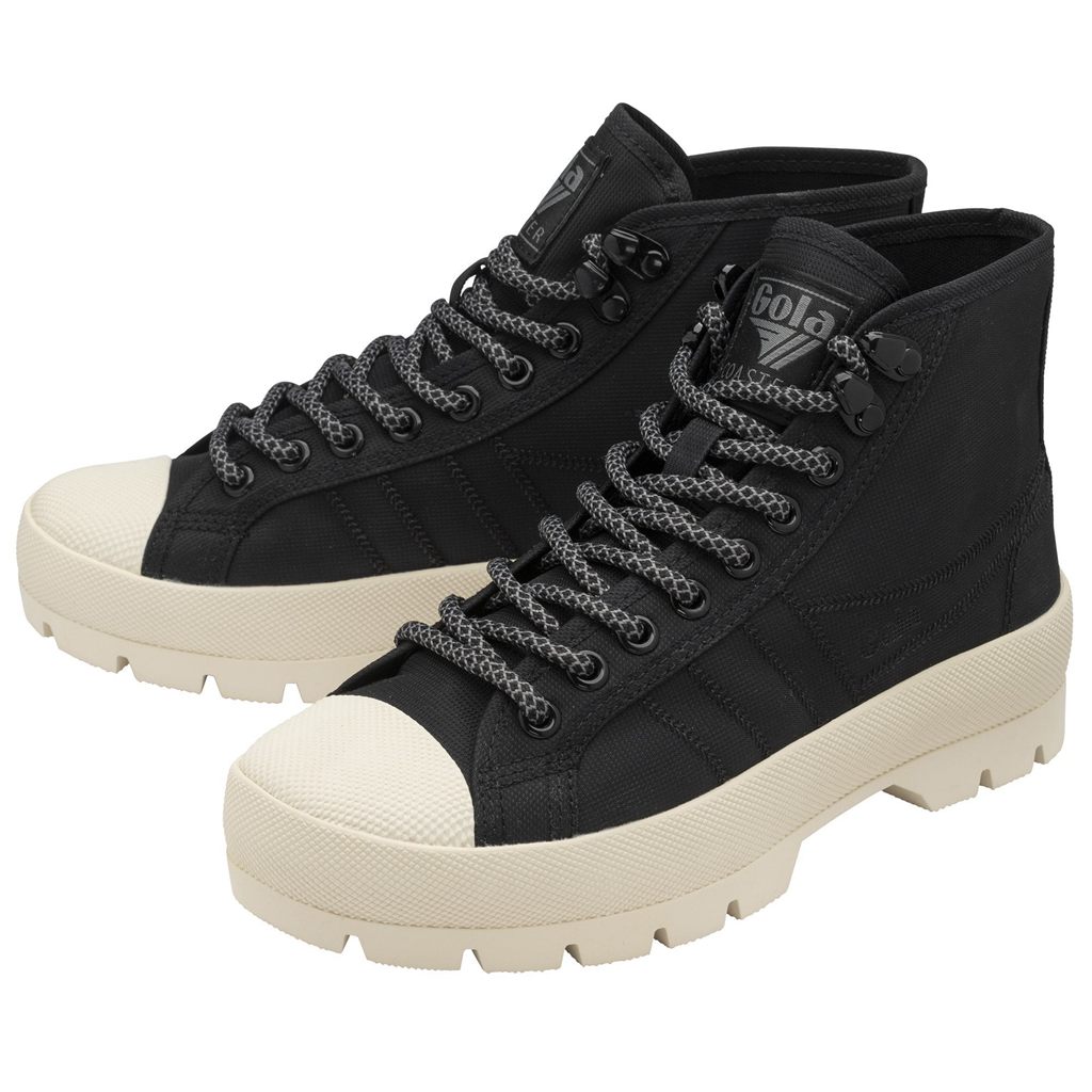 Gola Classics Coaster Peak High Hiker Sneakers Zwart Wit Nederland | 267-EUYARX