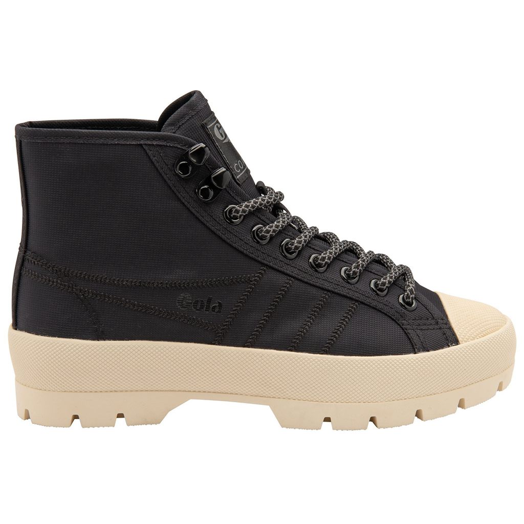 Gola Classics Coaster Peak High Hiker Sneakers Zwart Wit Nederland | 267-EUYARX