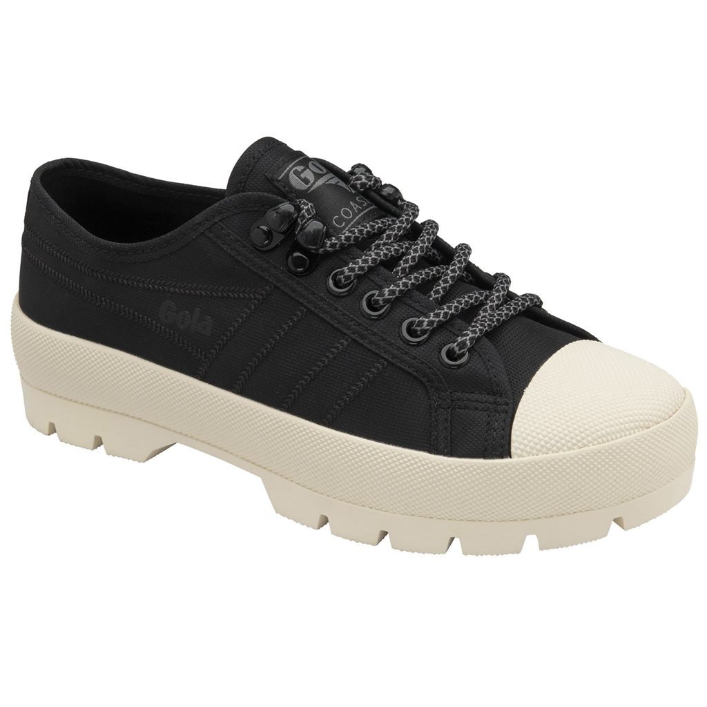 Gola Classics Coaster Peak Hiker Sneakers Zwart Wit Nederland | 046-TOLBEK