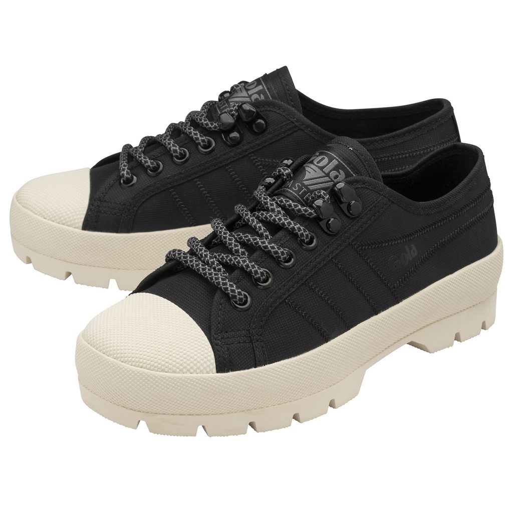Gola Classics Coaster Peak Hiker Sneakers Zwart Wit Nederland | 046-TOLBEK